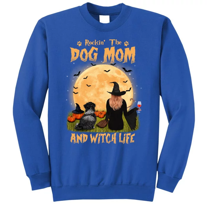 Rocking The Dog Mom And Witch Life Havanese Halloween Gift Sweatshirt