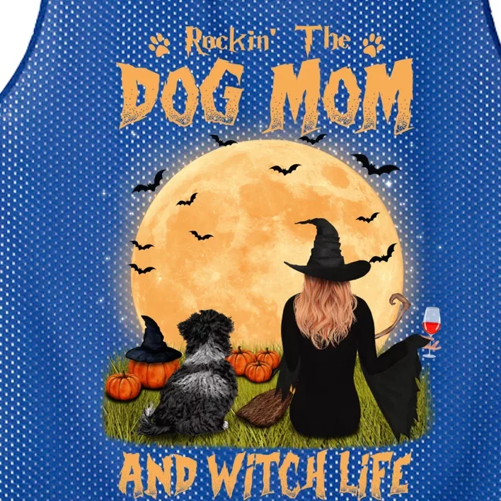 Rocking The Dog Mom And Witch Life Havanese Halloween Gift Mesh Reversible Basketball Jersey Tank