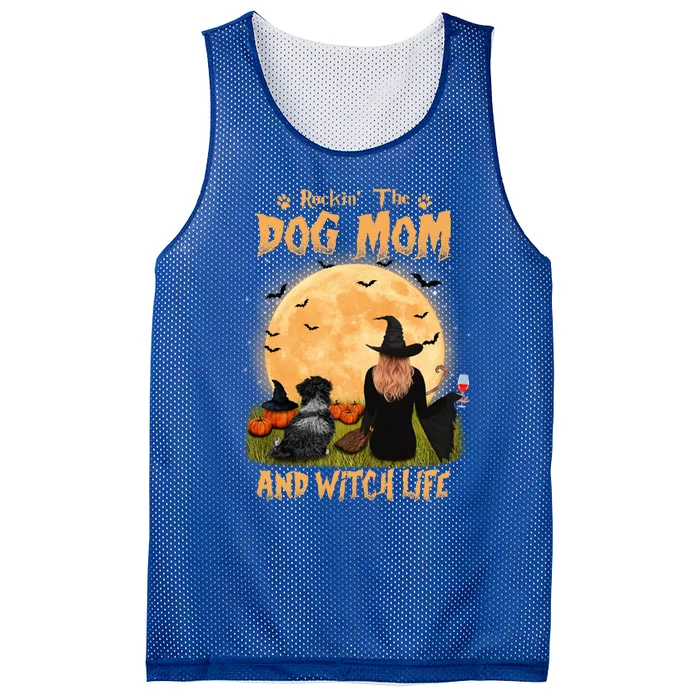 Rocking The Dog Mom And Witch Life Havanese Halloween Gift Mesh Reversible Basketball Jersey Tank