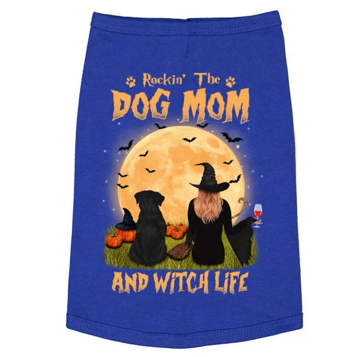 Rocking The Dog Mom And Witch Life Rottweiler Halloween Meaningful Gift Doggie Tank