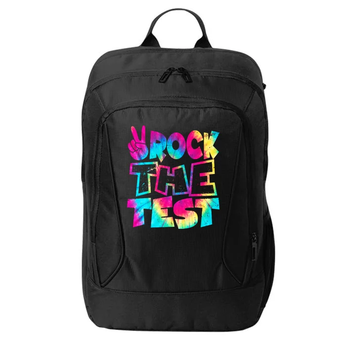 Retro Tie Dye Rock The Test City Backpack