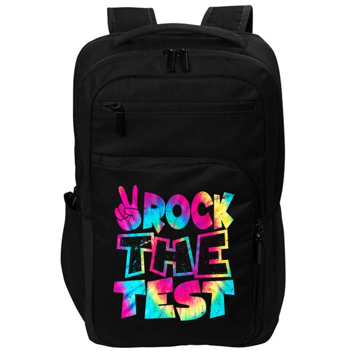 Retro Tie Dye Rock The Test Impact Tech Backpack