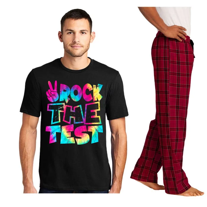 Retro Tie Dye Rock The Test Pajama Set