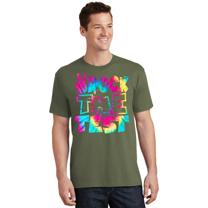 Retro Tie Dye Rock The Test T-Shirt