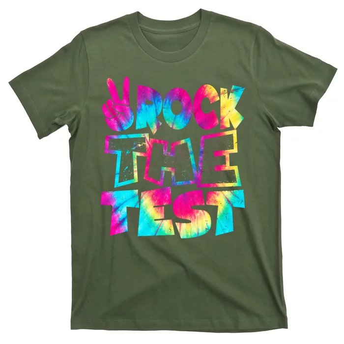 Retro Tie Dye Rock The Test T-Shirt