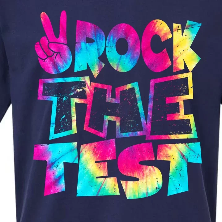 Retro Tie Dye Rock The Test Sueded Cloud Jersey T-Shirt