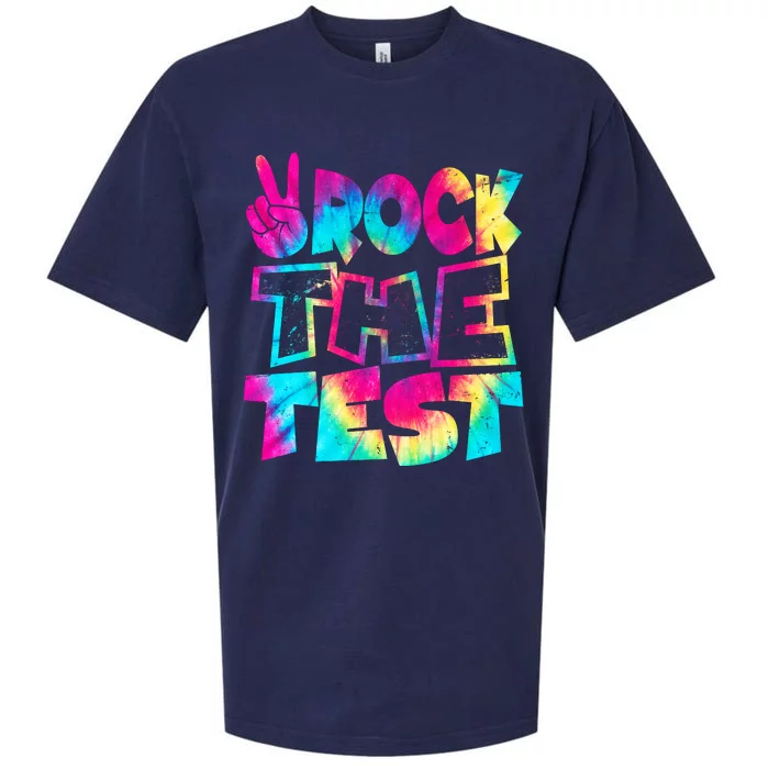 Retro Tie Dye Rock The Test Sueded Cloud Jersey T-Shirt