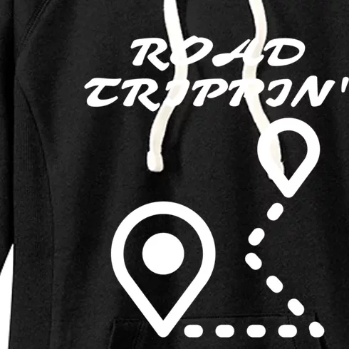 Road Trippin Design Vacation Travel Family Matching Great Gift Women's Fleece Hoodie