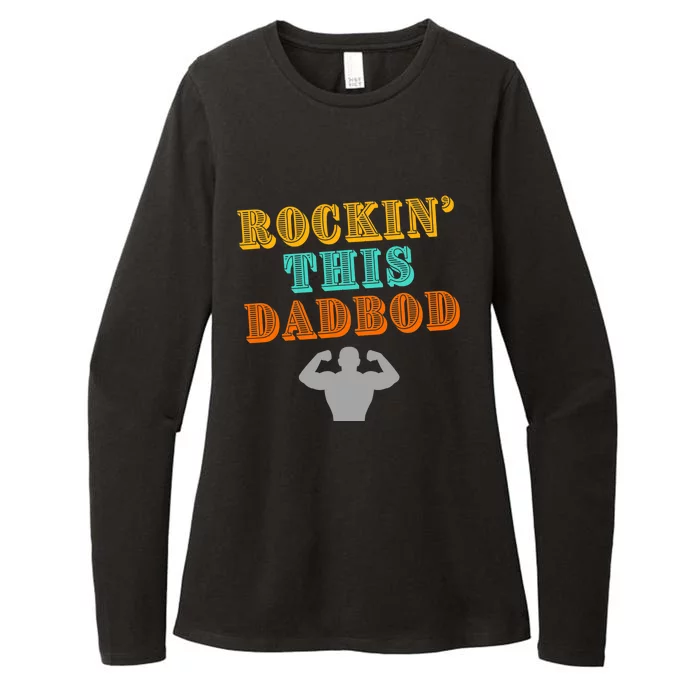 Rockin This Dad Bod Womens CVC Long Sleeve Shirt