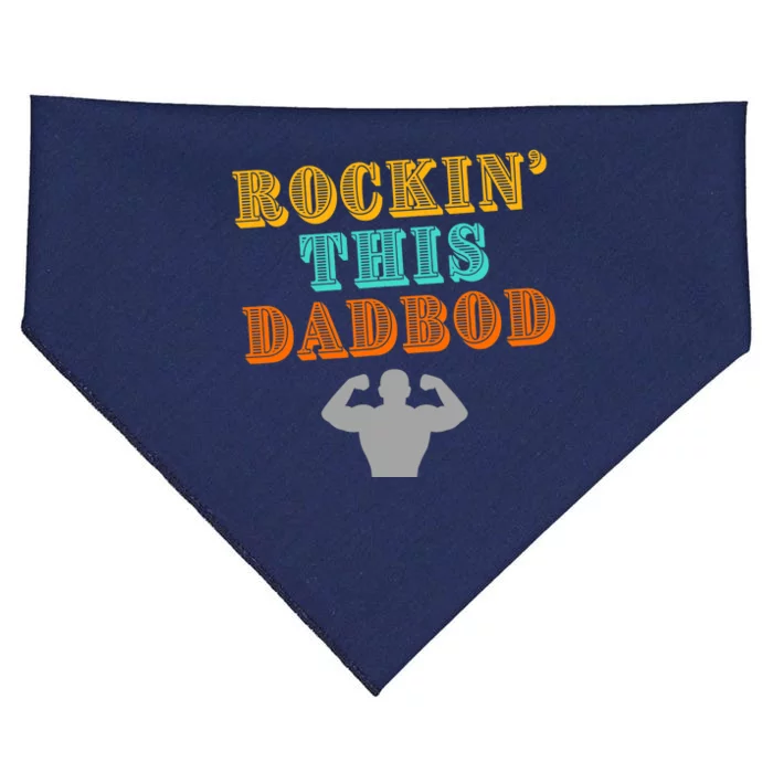 Rockin This Dad Bod USA-Made Doggie Bandana