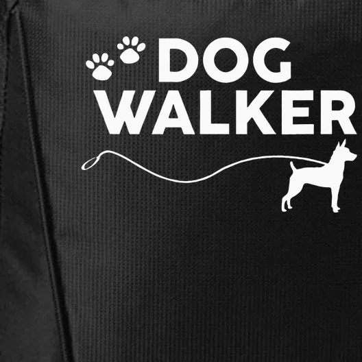 Rat Terrier Dog Walker Gifts Dog Lover Walking Rescue Puppy City Backpack