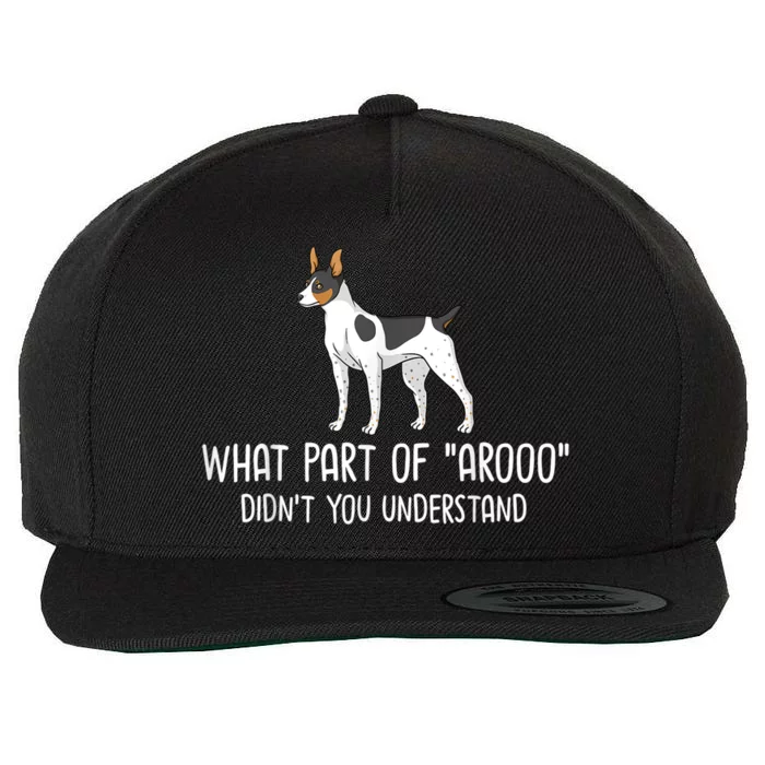 Rat Terrier Dog Puppies Owner Lover Wool Snapback Cap