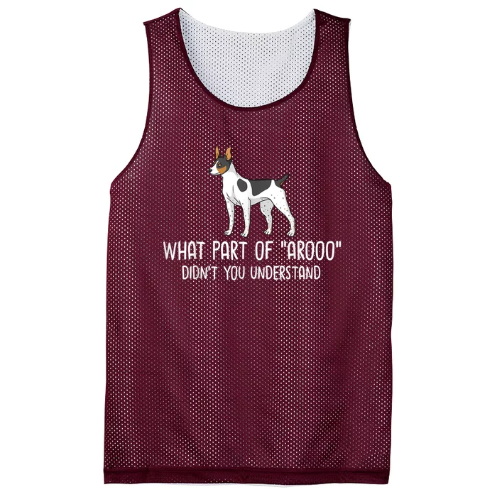 Rat Terrier Dog Puppies Owner Lover Mesh Reversible Basketball Jersey Tank