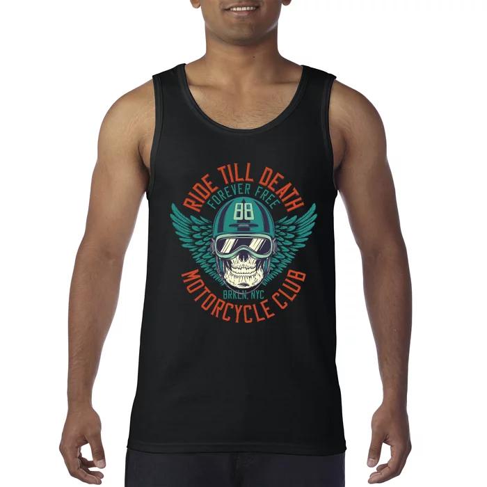 Ride Till Death Motorcycle Club Tank Top