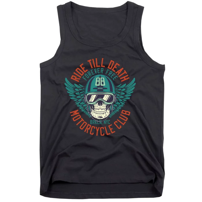 Ride Till Death Motorcycle Club Tank Top