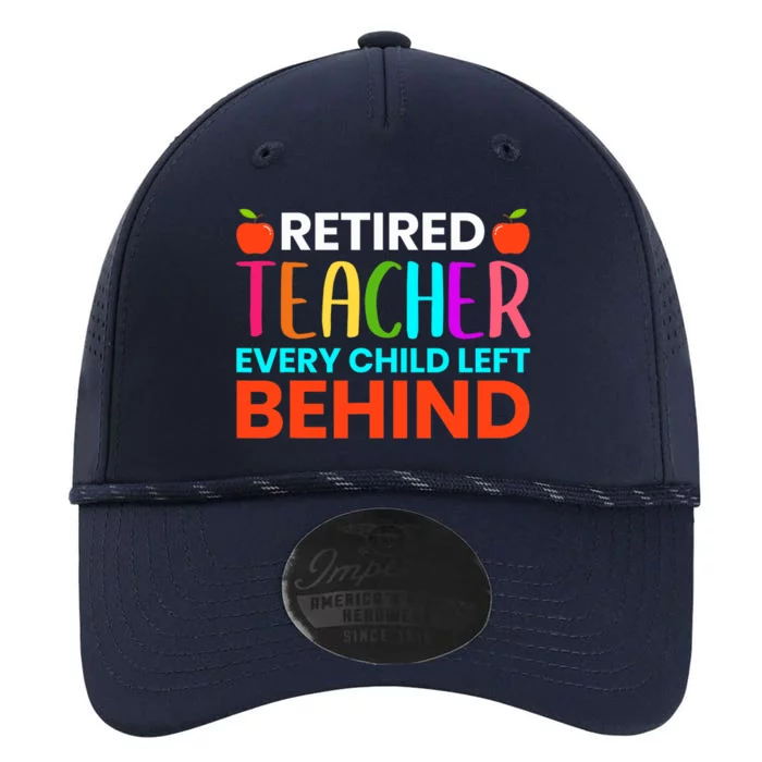 Retired Teacher Every Child Left Behind Retirement Gift Performance The Dyno Cap