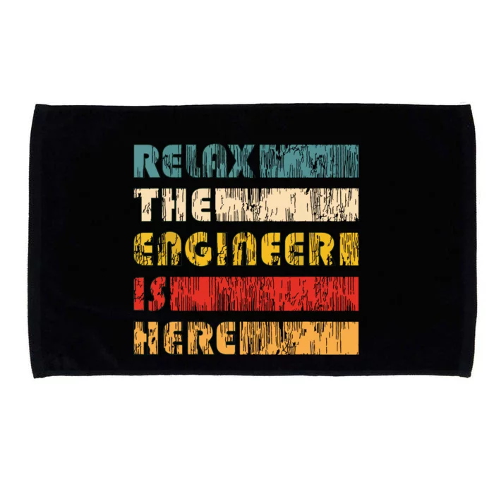 Relax The Engineer For Engineers Microfiber Hand Towel