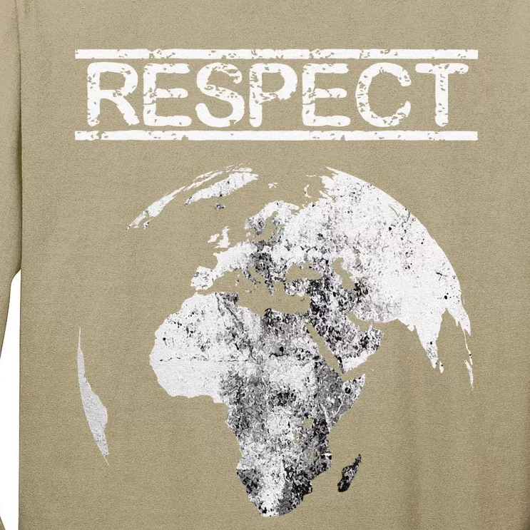 Respect The Earth Mother Earth Day Save Our Planet Tall Long Sleeve T-Shirt