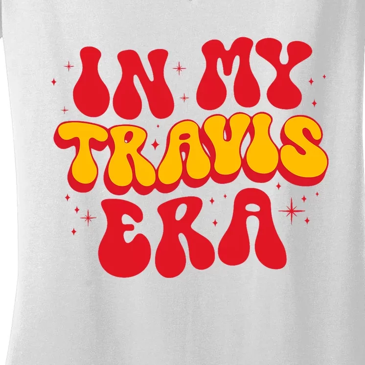 Retro Travis Era Women's V-Neck T-Shirt