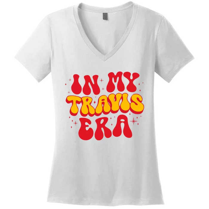 Retro Travis Era Women's V-Neck T-Shirt