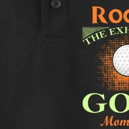 Rockin' The Exhausted Golf Mom Life Dry Zone Grid Performance Polo