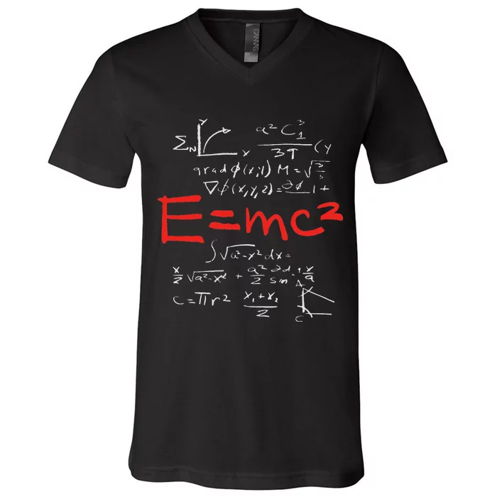 Relativity theory E = mc2 theory equation physics study V-Neck T-Shirt