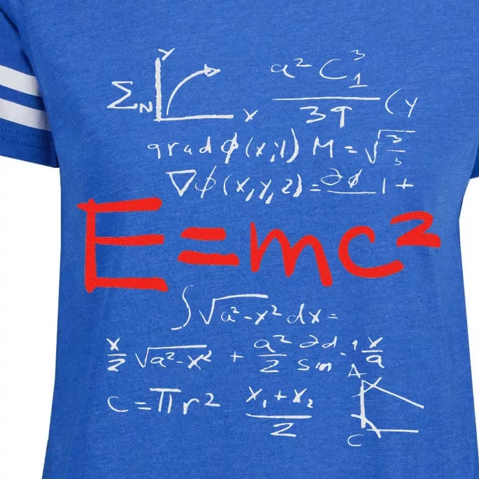 Relativity theory E = mc2 theory equation physics study Enza Ladies Jersey Football T-Shirt