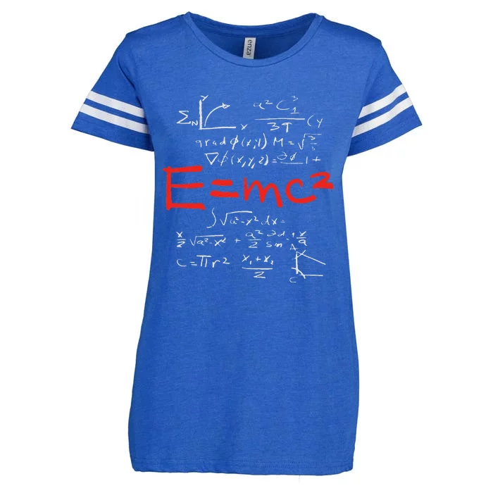 Relativity theory E = mc2 theory equation physics study Enza Ladies Jersey Football T-Shirt