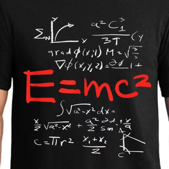 Relativity Theory E = Mc2 Theory Equation Physics Study Pajama Set