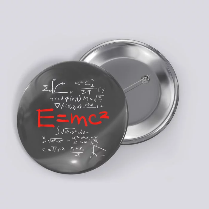 Relativity Theory E = Mc2 Theory Equation Physics Study Button