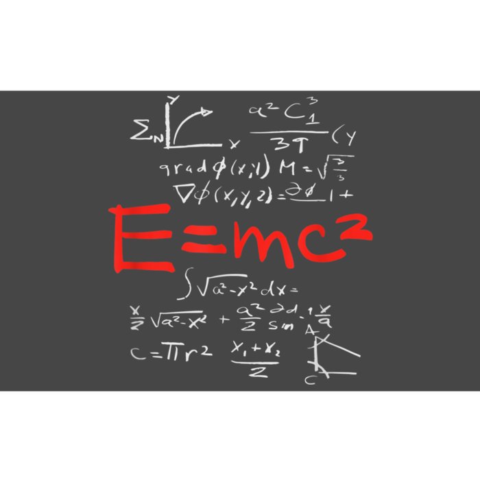 Relativity Theory E = Mc2 Theory Equation Physics Study Bumper Sticker