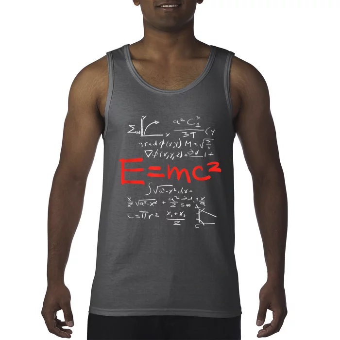 Relativity Theory E = Mc2 Theory Equation Physics Study Tank Top