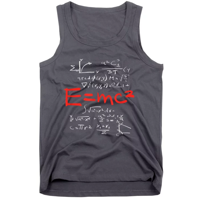 Relativity Theory E = Mc2 Theory Equation Physics Study Tank Top