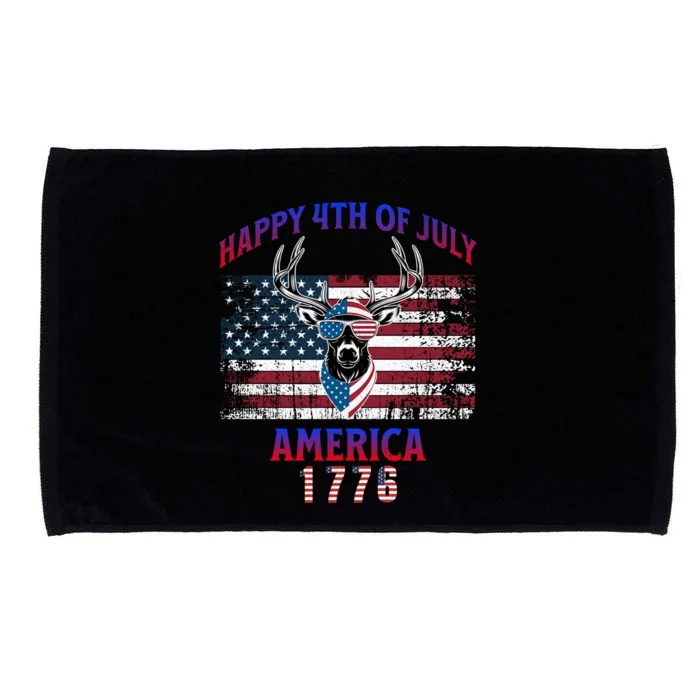 Roosevelt Tule Elk America Independence Day 4th July 1776 Gift Microfiber Hand Towel