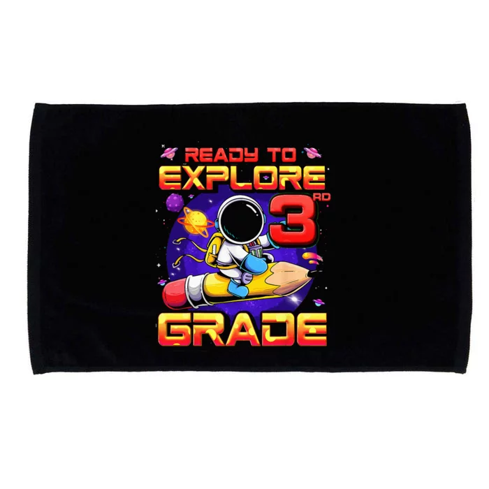 Ready To Explore 3rd Grade Astronaut Back To School Microfiber Hand Towel