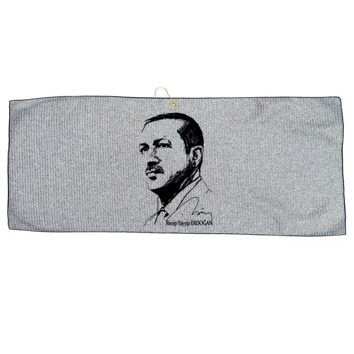 Recep Tayyip Erdogan Large Microfiber Waffle Golf Towel