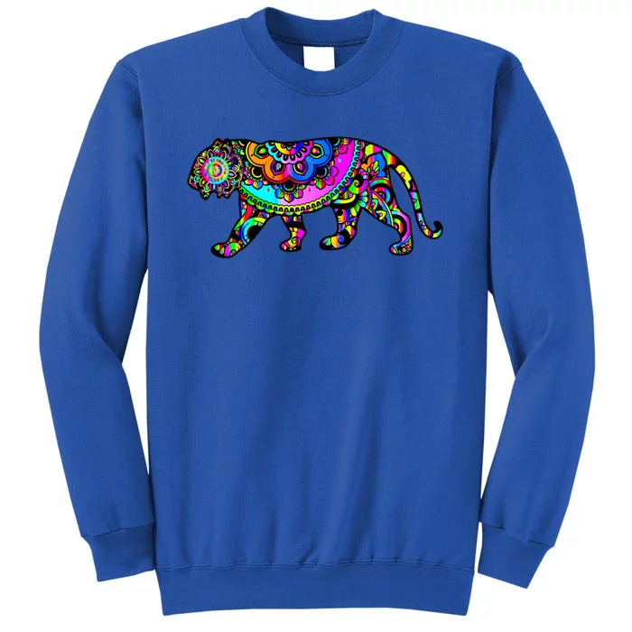 Rainbow Tiger Funny Gift Sweatshirt