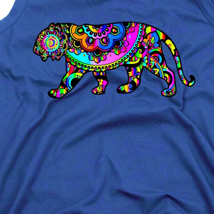 Rainbow Tiger Funny Gift Tank Top