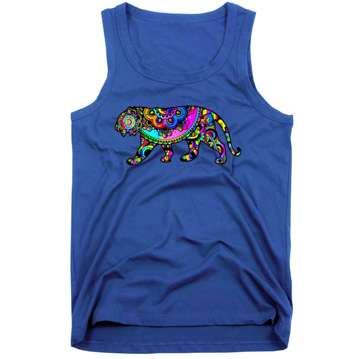 Rainbow Tiger Funny Gift Tank Top