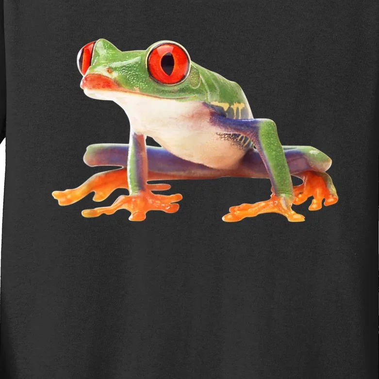 Redeyed Tree Frog Clothing Apparel Agalychnis Callidryas Kids Long Sleeve Shirt