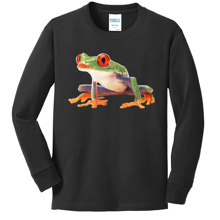 Redeyed Tree Frog Clothing Apparel Agalychnis Callidryas Kids Long Sleeve Shirt