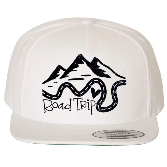 Road Trip Family Road Trip Family Matching Weekend Getaway Vacation Wool Snapback Cap