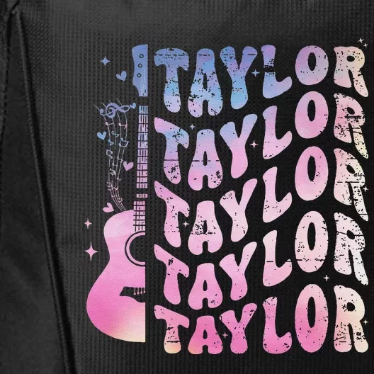 Retro Taylor First Name Retro Taylor Personalized Name City Backpack