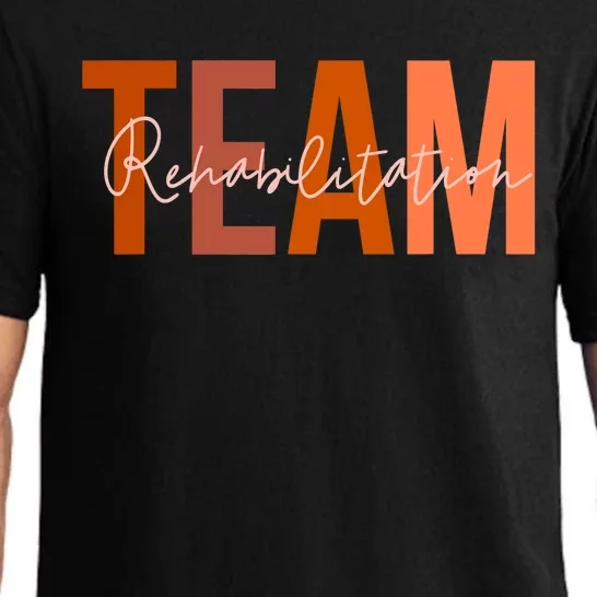 Rehab Team For Rehabilitation Matching Therapy Month Pajama Set