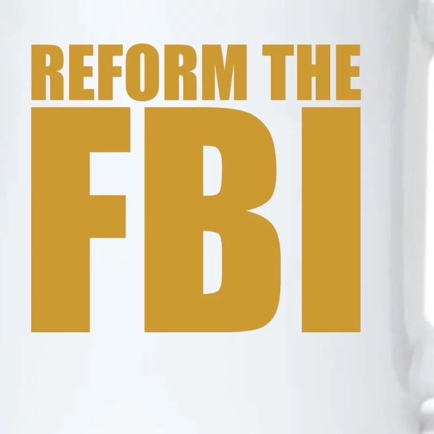 Reform The FBI Black Color Changing Mug