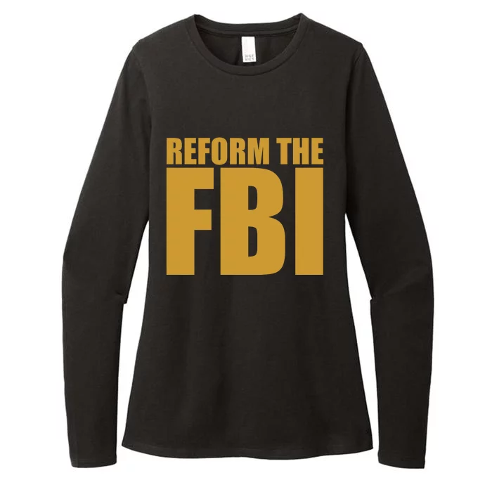 Reform The FBI Womens CVC Long Sleeve Shirt