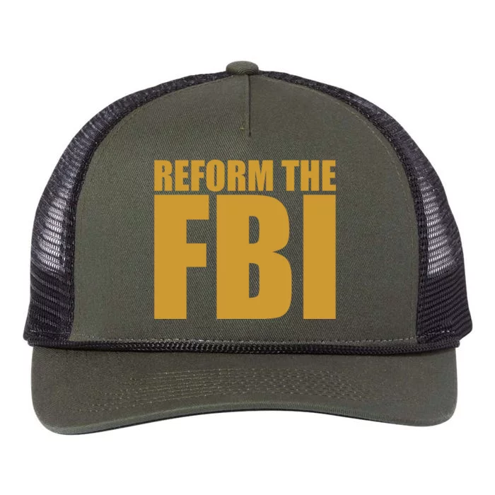 Reform The FBI Retro Rope Trucker Hat Cap