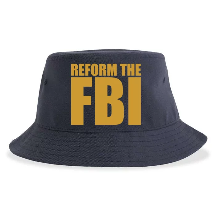 Reform The FBI Sustainable Bucket Hat