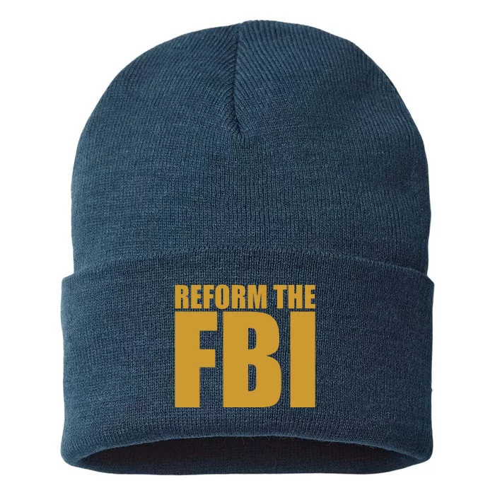 Reform The FBI Sustainable Knit Beanie