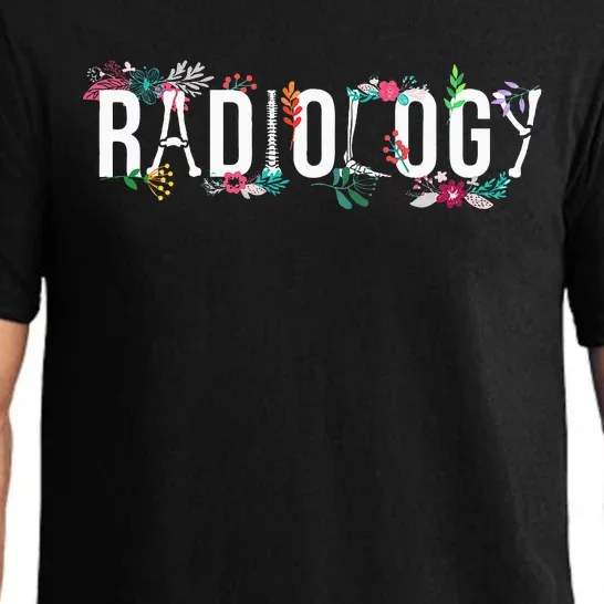 Radiology Technologist Flowers Rad Tech Pajama Set